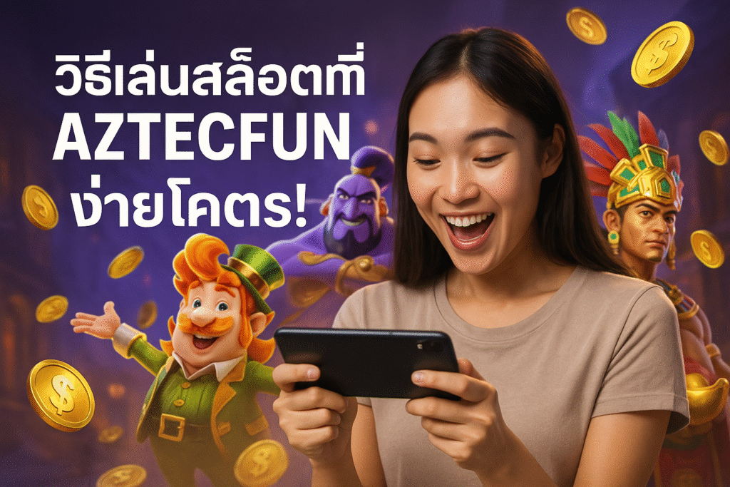 วิธีเล่นสล็อตที่ AZTECFUN ง่ายโคตร!