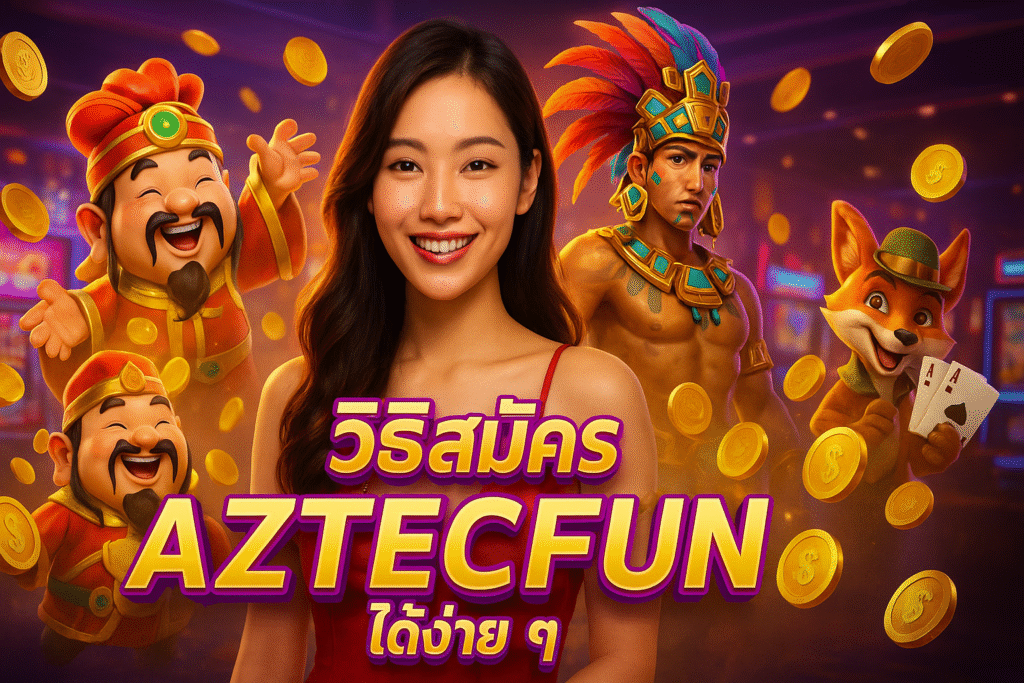 วิธีสมัคร AZTECFUN ได้ง่าย ๆ